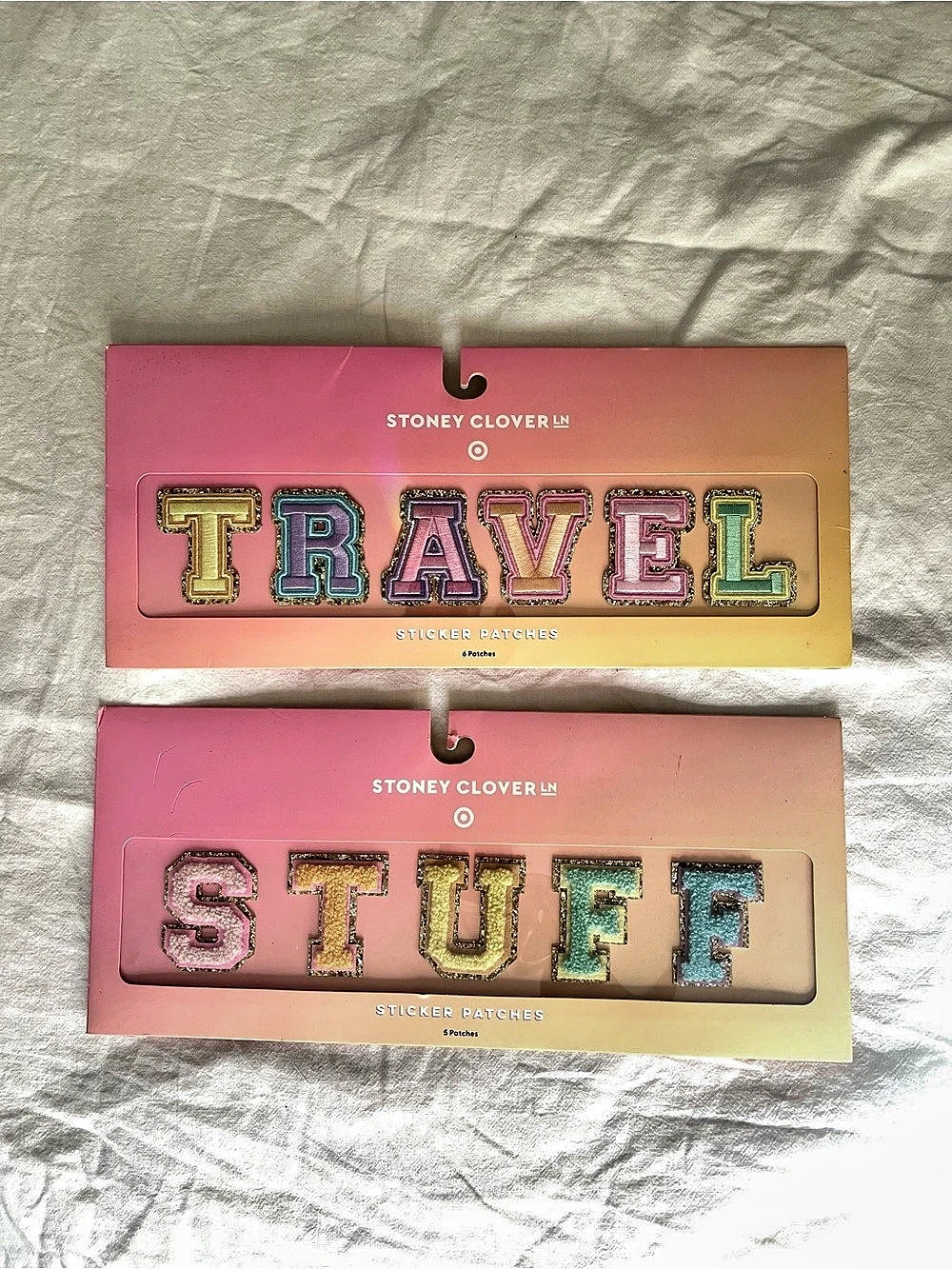 Stoney Clover Lane x Target Travel and Stuff Patch Packs Pink Multicolor